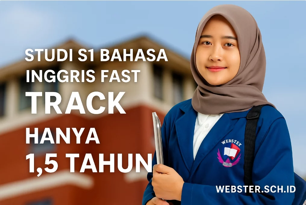 Jalur Cepat S1 Bahasa Inggris 15 Tahun Dengan Sertifikat Webster
