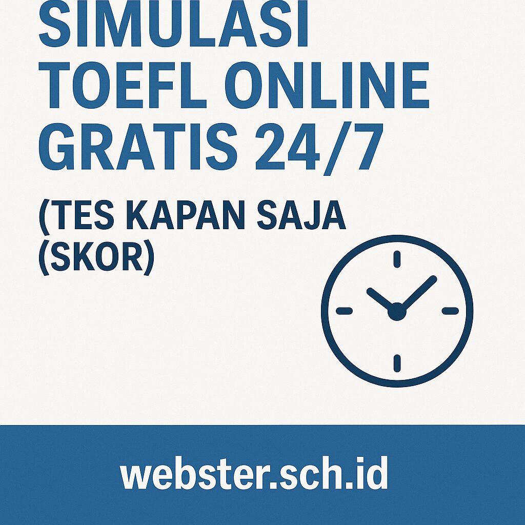 Tes Lkp Webster Tersedia 24 Jam Setiap Hari