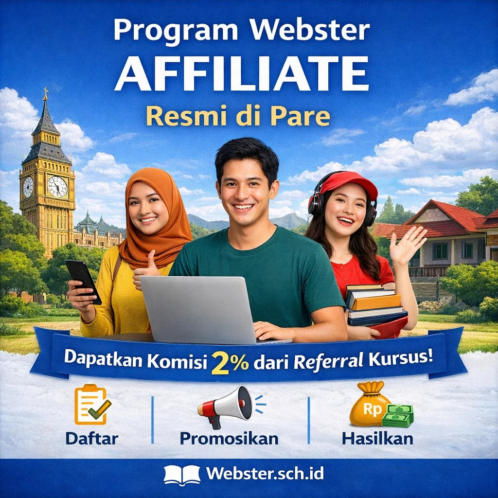 Program Webster Affiliate - Webster English Course