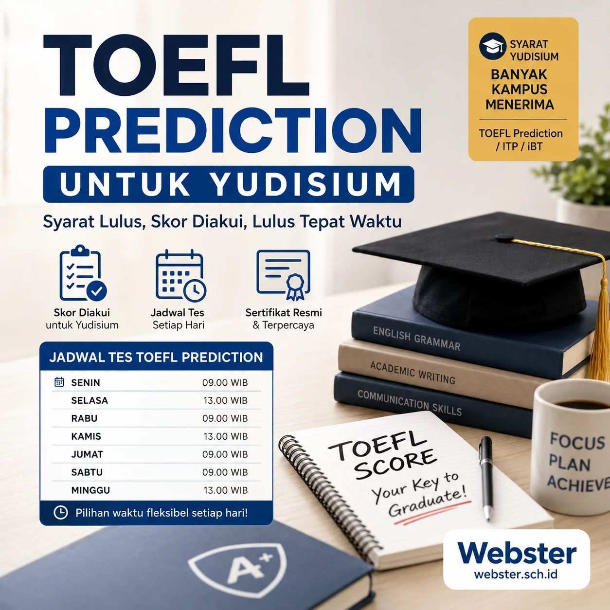 TOEFL Prediction untuk Yudisium 2026 Panduan Lengkap TOEFL Prediction untuk Yudisium 2026 Panduan Lengkap - Webster English Course