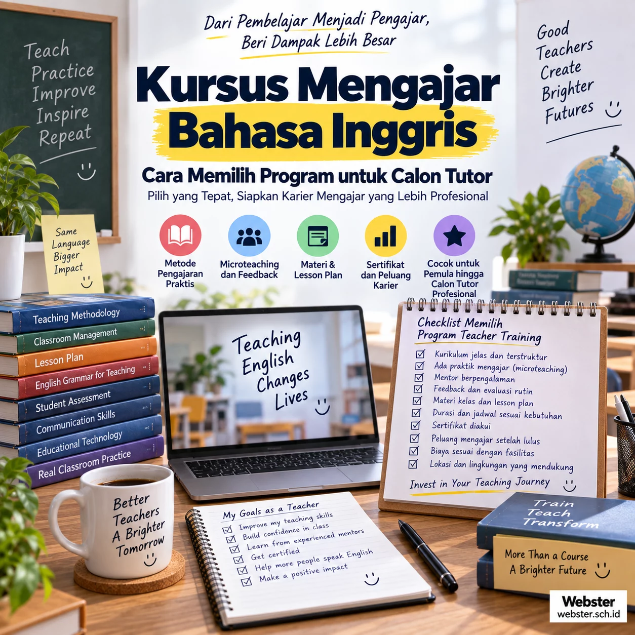 Kursus Mengajar Bahasa Inggris untuk Calon Tutor Kursus Mengajar Bahasa Inggris untuk Calon Tutor - Webster English Course