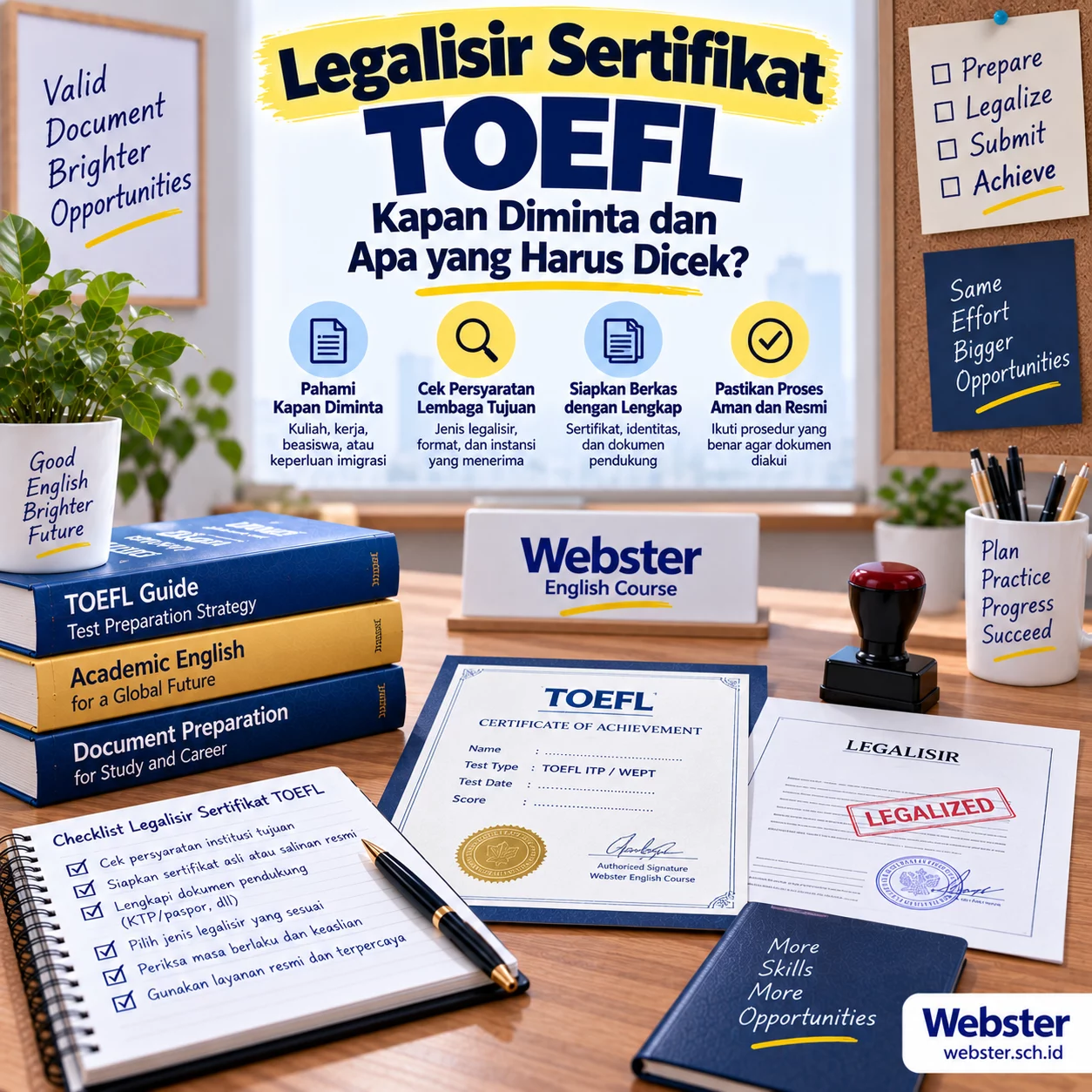 Legalisir Sertifikat TOEFL Kapan dan Apa yang Dicek Legalisir Sertifikat TOEFL Kapan dan Apa yang Dicek - Webster English Course