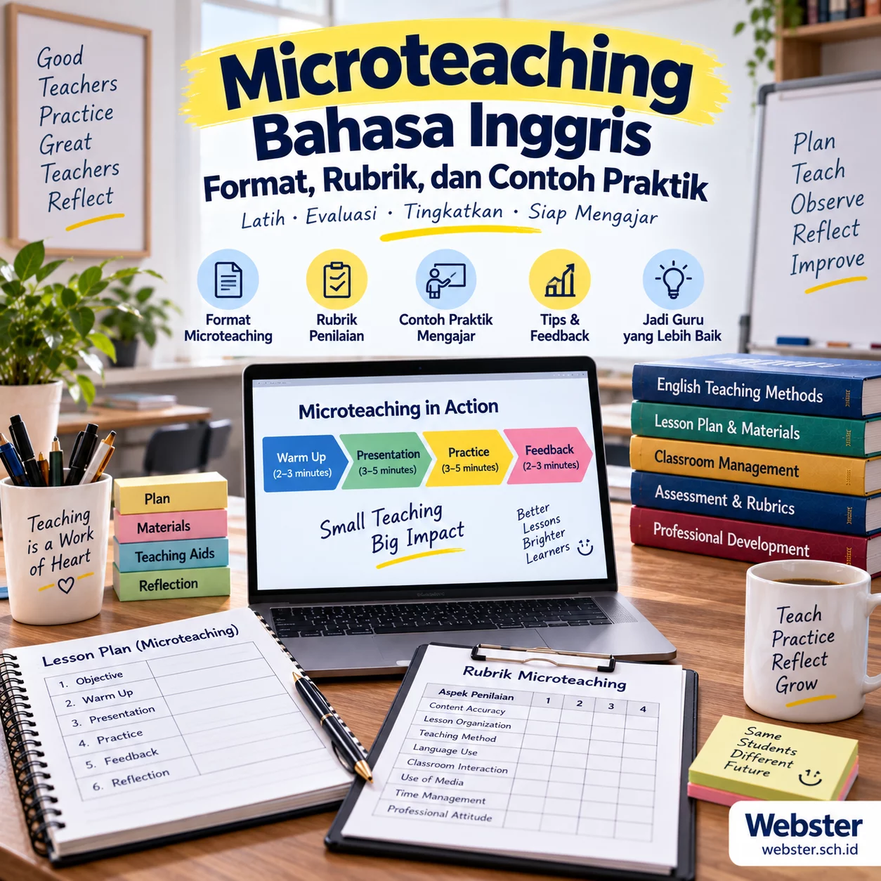 Microteaching Bahasa Inggris Format Rubrik dan Contoh Microteaching Bahasa Inggris Format Rubrik dan Contoh - Webster English Course