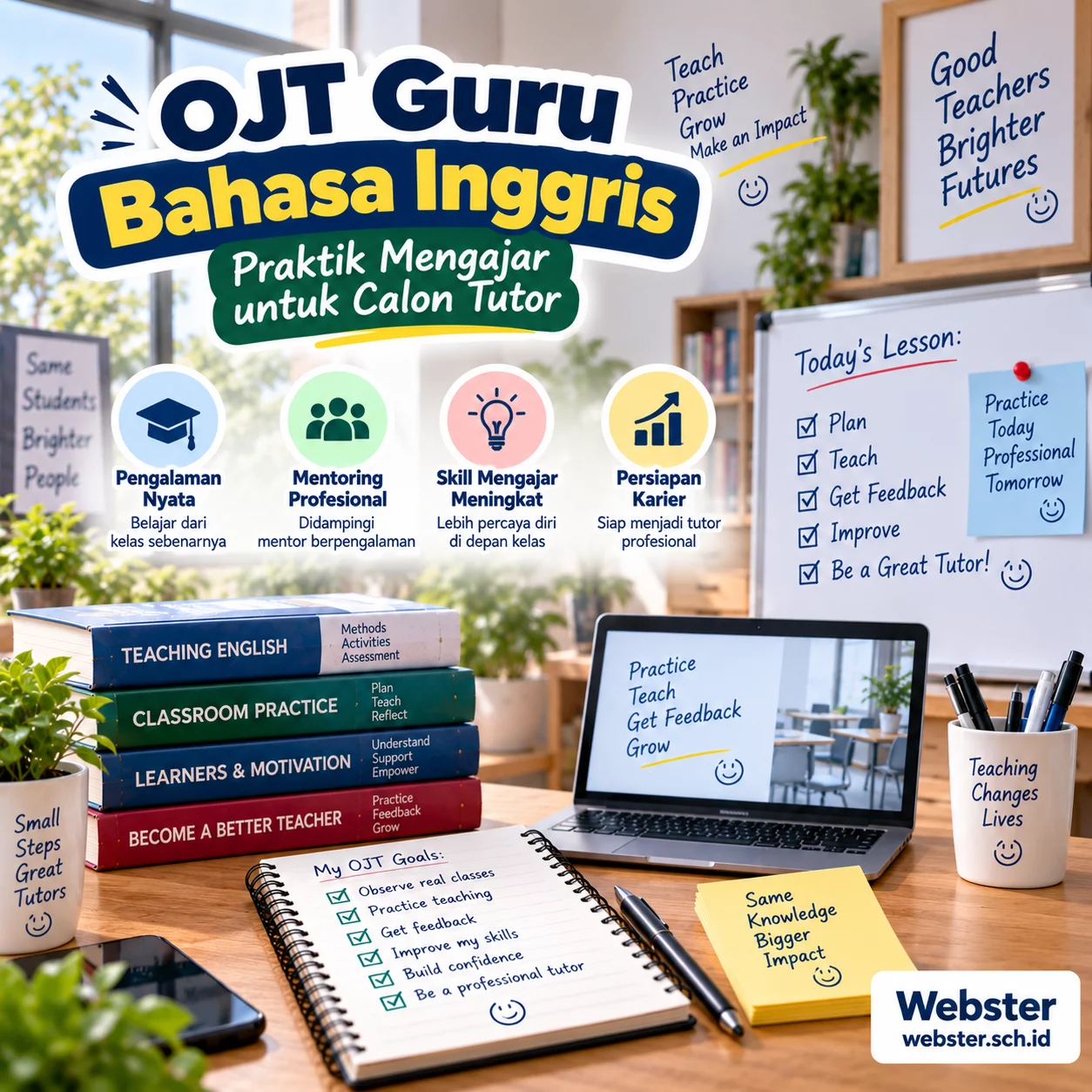 OJT Guru Bahasa Inggris untuk Calon Tutor OJT Guru Bahasa Inggris untuk Calon Tutor - Webster English Course