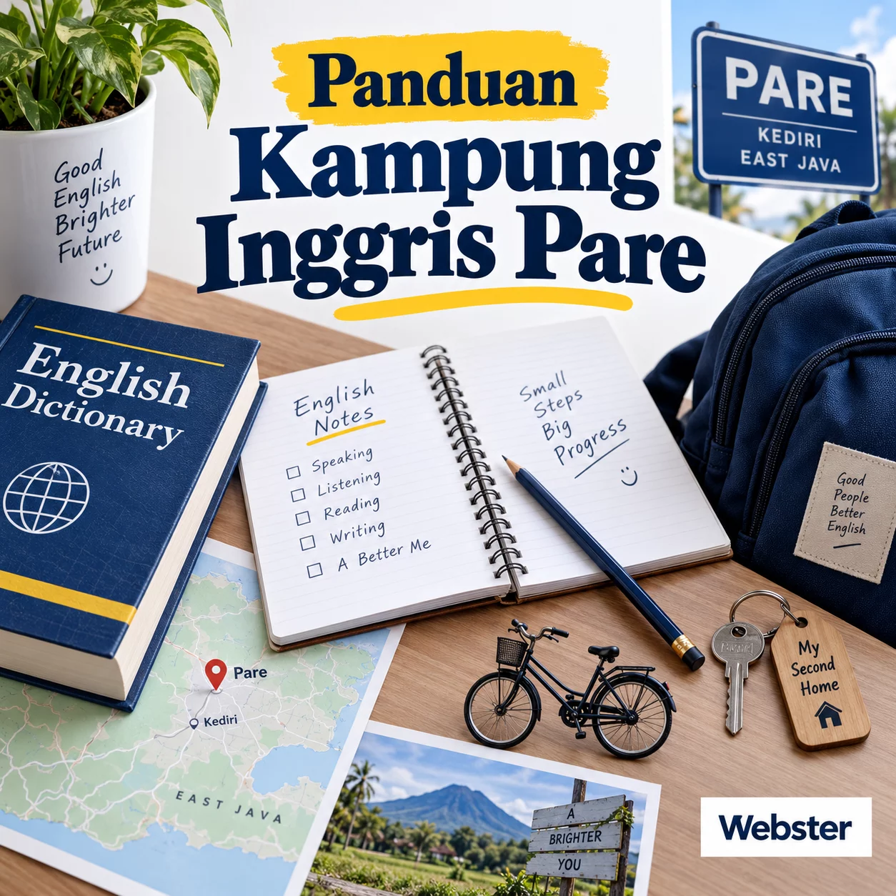 Panduan Kampung Inggris Pare Lengkap untuk Pemula Panduan Kampung Inggris Pare Lengkap untuk Pemula - Webster English Course