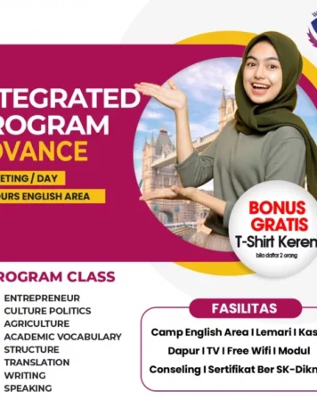 Kuasai Bahasa Inggris Advance (1Bulan)