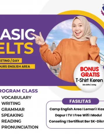 Kursus dasar IELTS (1Bulan)