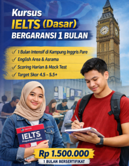 Kursus IELTS (Dasar) Bergaransi - Webster English Course