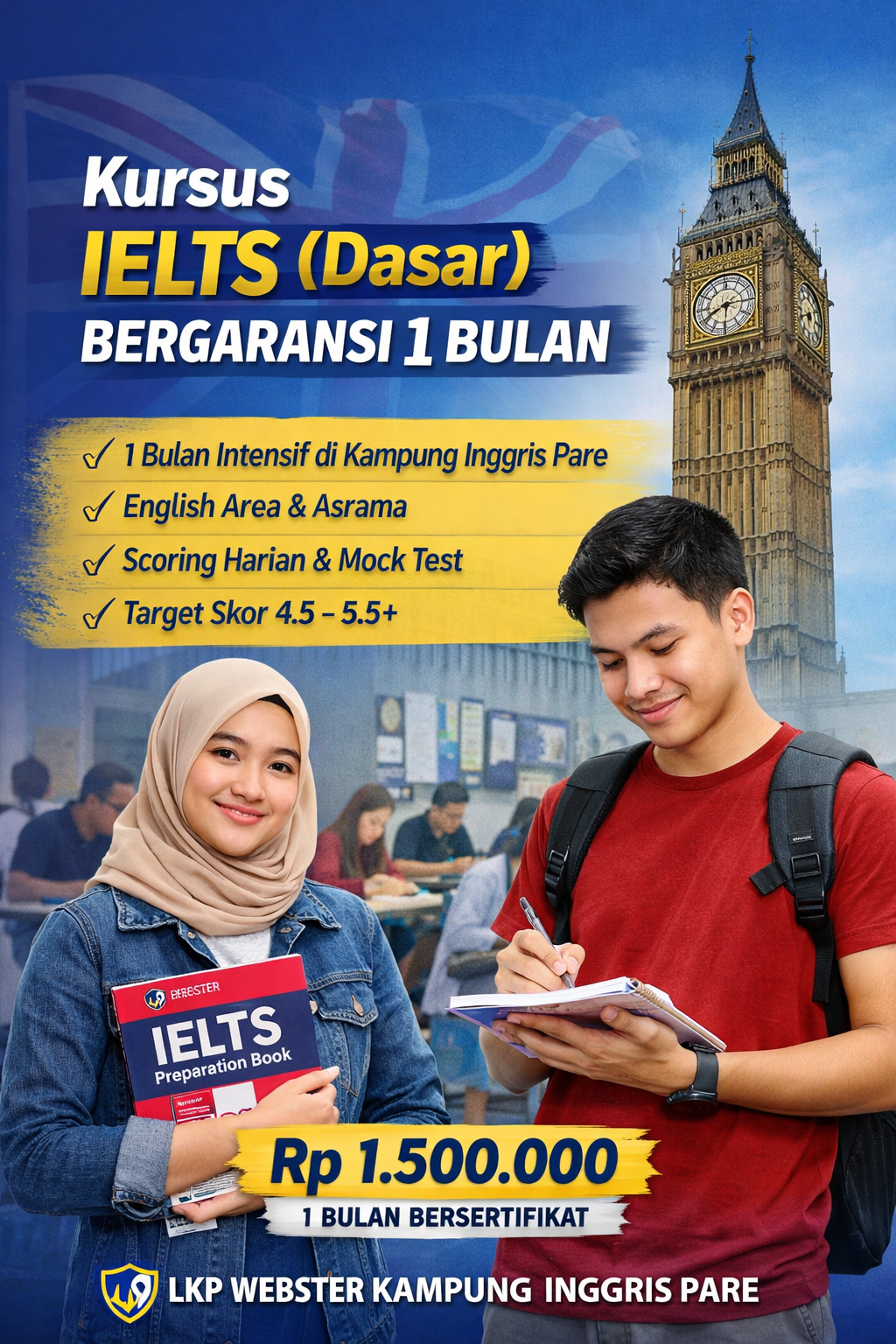Preview: Kursus IELTS (Dasar) Bergaransi