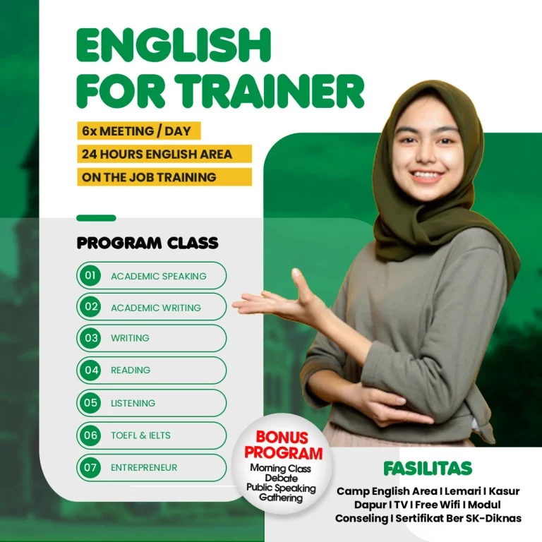 Preview: Kursus Bahasa Inggris Seperti Guru 6 Bulan di Pare