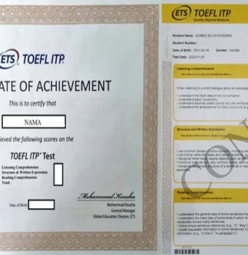 TOEFL ITP Online Remote Proctoring