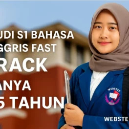 Studi S1 Bahasa Inggris Fast Track 1,5 Tahun - Webster English Course