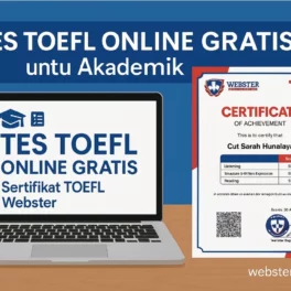 Tes TOEFL Online Gratis untuk Akademik - Webster English Course