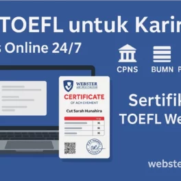 Tes TOEFL Online untuk Karir - Webster English Course