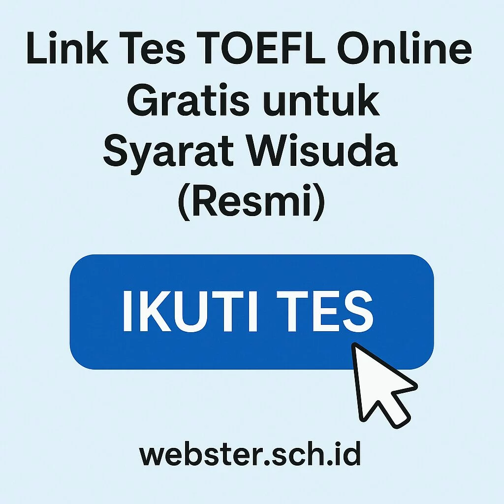 Link Tes Toefl Online Gratis Untuk Syarat Wisuda Resmi