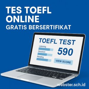 Tes Toefl Online Gratis Bersertifikat Resmi Lkp Webster Kampung Inggris Pare