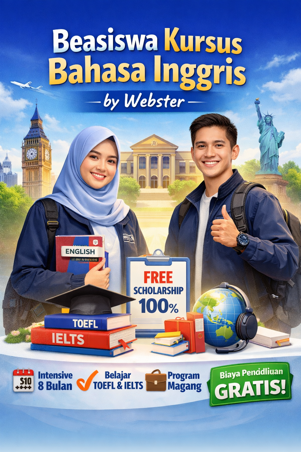 Thumbnail: Beasiswa Kursus Bahasa Inggris