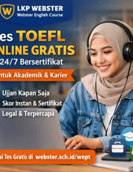 Tes TOEFL Gratis Bersertifikat: Panduan Aman - Webster English Course