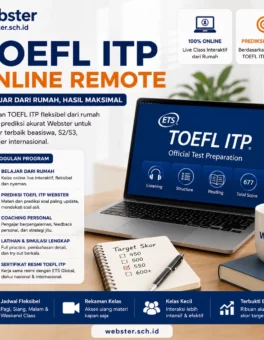 TOEFL 500 UBAYA S3 Psikologi dari Rumah - Webster English Course