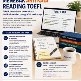Menebak Arti Kata Reading TOEFL dengan Konteks - Webster English Course