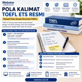 Pola Kalimat TOEFL ETS Resmi - Webster English Course