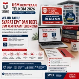 Syarat EPrT TOEFL USM Kemitraan Telkom 2026 - Webster English Course