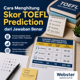 Cara Menghitung Skor TOEFL Prediction Akurat - Webster English Course