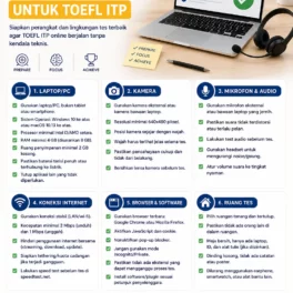 Checklist TOEFL ITP Online Tanpa Kendala - Webster English Course