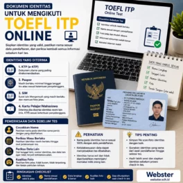 Dokumen Identitas TOEFL ITP Online - Webster English Course