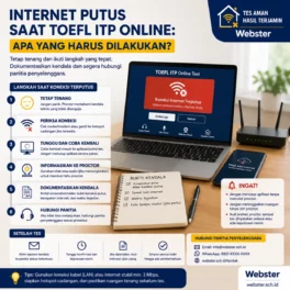 Internet Putus Saat TOEFL ITP Online Panduan Darurat - Webster English Course