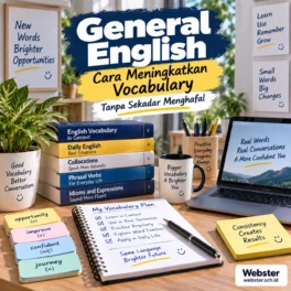 Cara Meningkatkan Vocabulary Tanpa Menghafal - Webster English Course