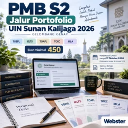 PMB S2 Portofolio UIN Sunan Kalijaga 2026 - Webster English Course